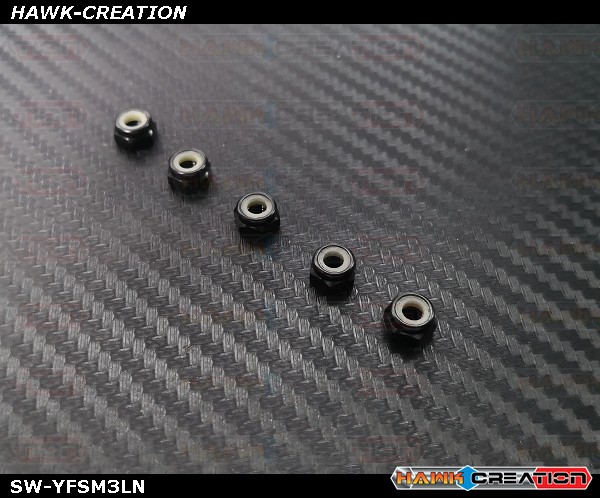 YFS Screw M3 Lock nut (Self-Locking) - 5pcs YFS Screw M3 Lock nut (Self-Locking) - 5pcs